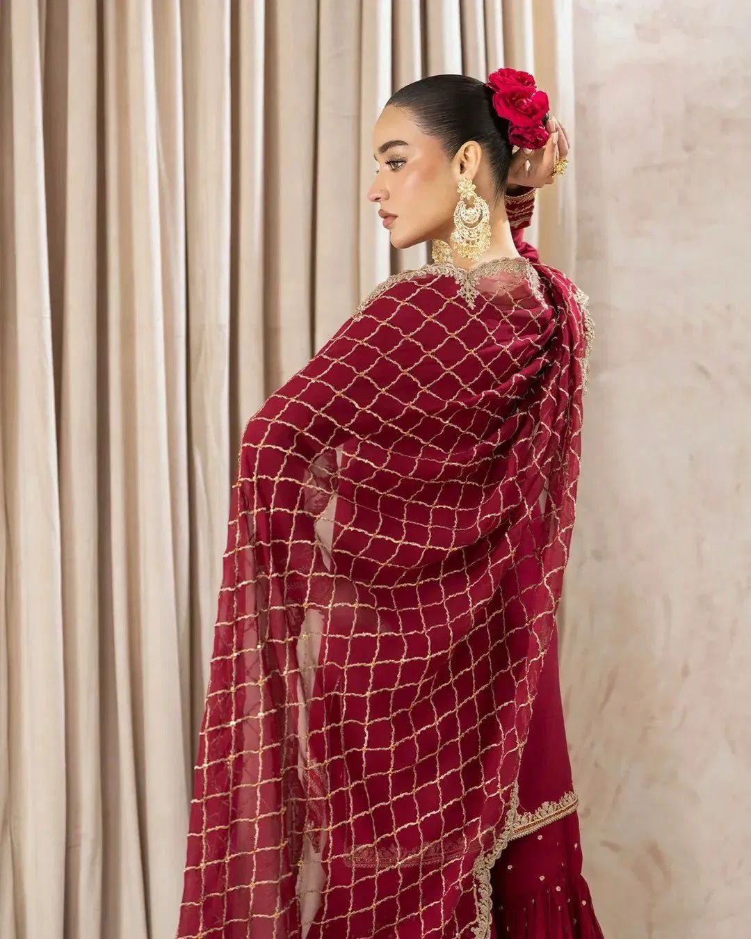 5867 By Jn Faux Georgette Thread With Sequnce Readymade Suits Wholesale Clothing Distributors In India
